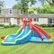 Costway Inflatable Water Slide Crab Dual Slide Bounce House Splash Pool Without Blower